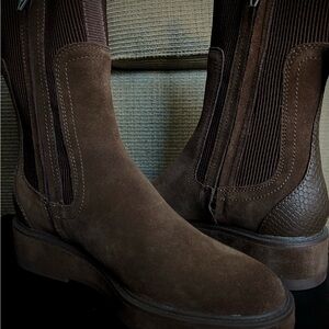 Dolce Vita Brown Suede Ankle Boots